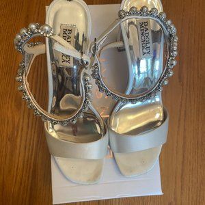 Badgley Mischka Korina and Satin Pearl Heel